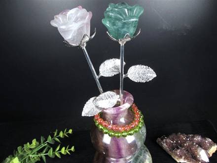 フローライト 蛍石 花瓶 一輪挿し 置物
