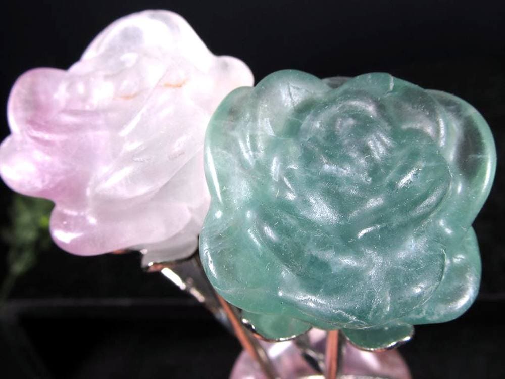 フローライト 蛍石 花瓶 一輪挿し 置物