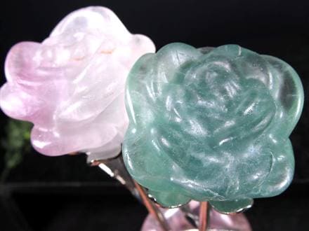 フローライト 蛍石 花瓶 一輪挿し 置物