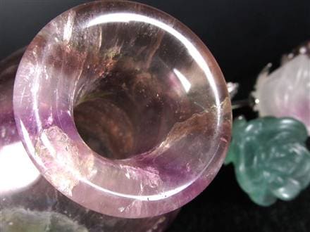 フローライト 蛍石 花瓶 一輪挿し 置物