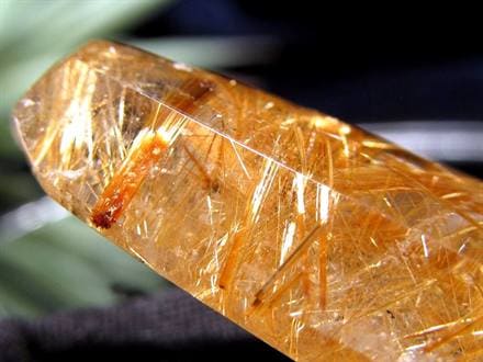 ゴールドルチルクォーツ タンブル 金針水晶 カボション ルチレイテッドクォーツ