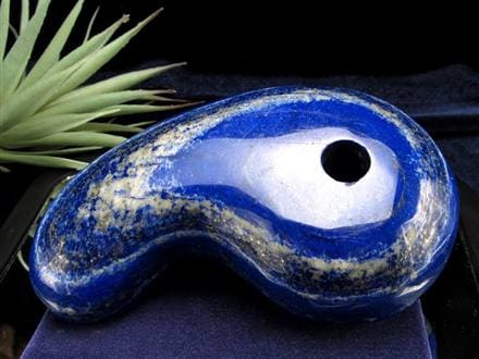 ラピスラズリ 勾玉 青金石 天然石 パワーストーン