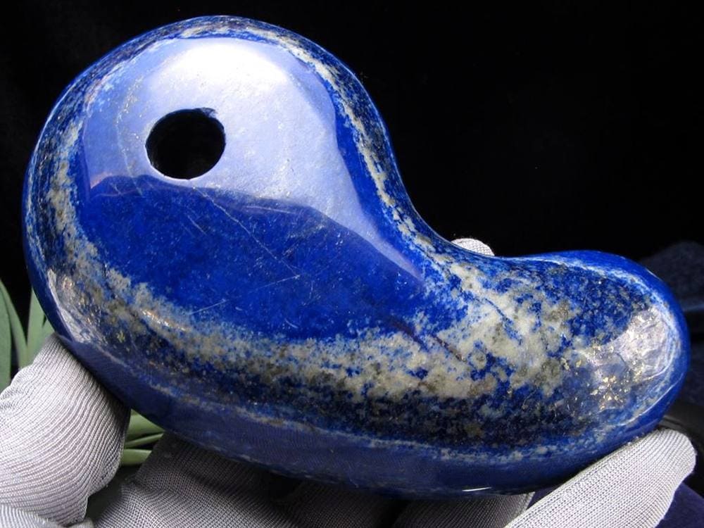 ラピスラズリ 勾玉 青金石 天然石 パワーストーン