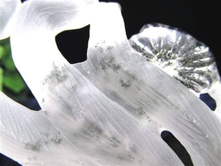 縁起物 九尾の狐 神獣 天然水晶 置物