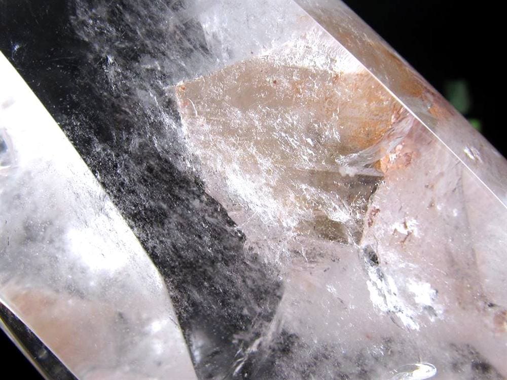 クォーツインクォーツ 貫入水晶 マニフェストクォーツ 天然石置物 ポリッシュポイント