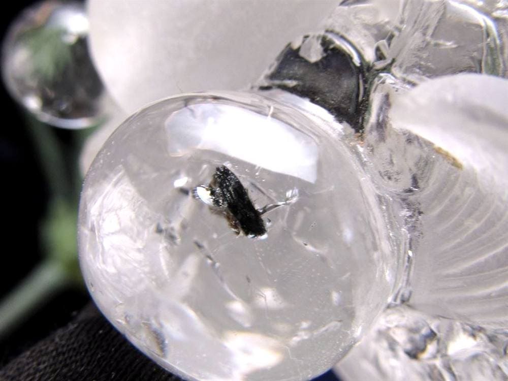 金魚 水晶 デメキン マイカ 彫刻置物