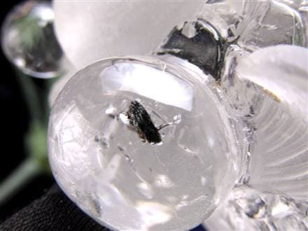 金魚 水晶 デメキン マイカ 彫刻置物