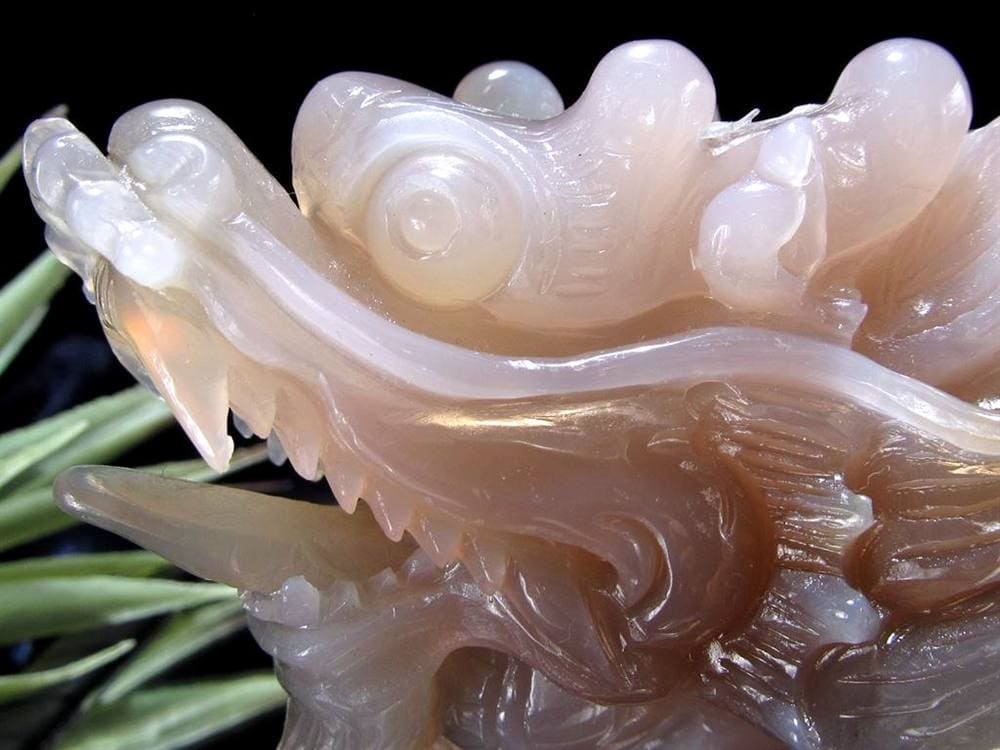 瑪瑙 メノウ めのう 龍穴アゲート トレジャー瑪瑙 龍亀 ロングイ 彫刻 置物