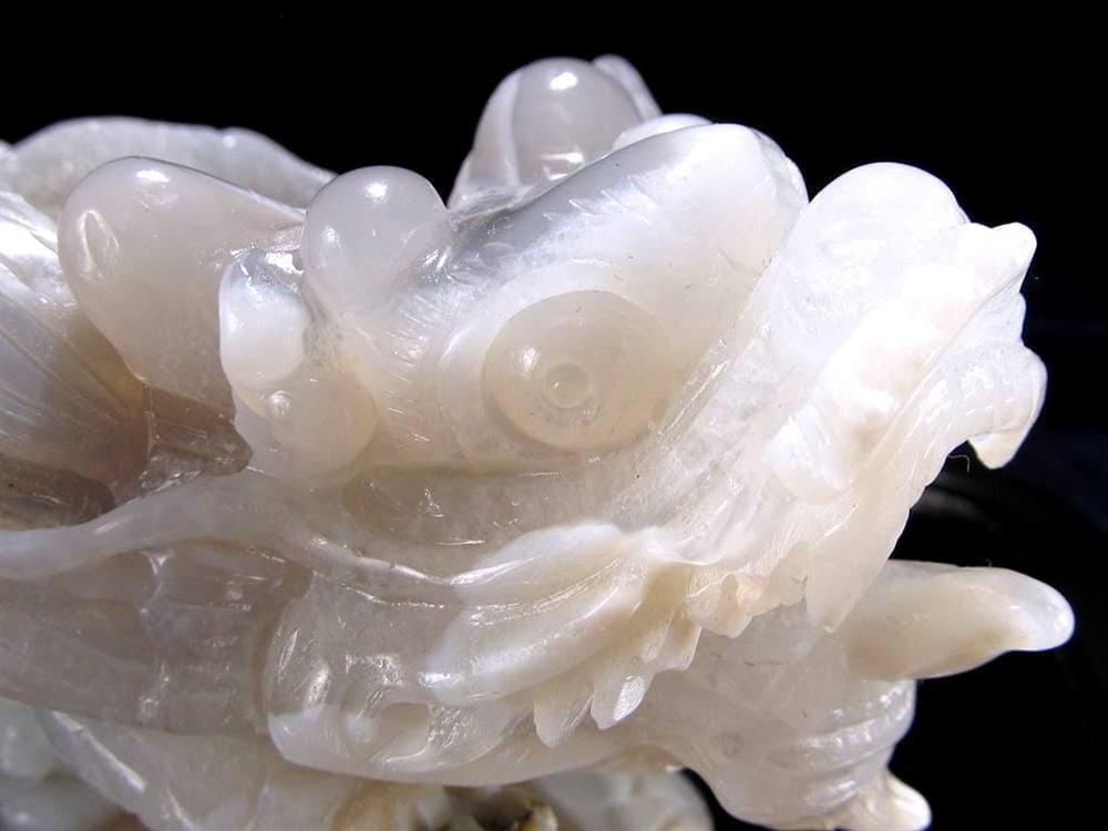 瑪瑙 メノウ めのう 龍穴アゲート トレジャー瑪瑙 龍亀 ロングイ 彫刻 置物