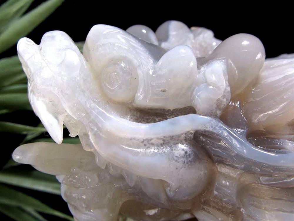 瑪瑙 メノウ めのう 龍穴アゲート トレジャー瑪瑙 龍亀 ロングイ 彫刻 置物