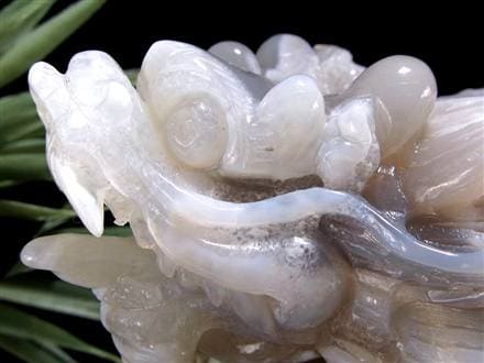 瑪瑙 メノウ めのう 龍穴アゲート トレジャー瑪瑙 龍亀 ロングイ 彫刻 置物