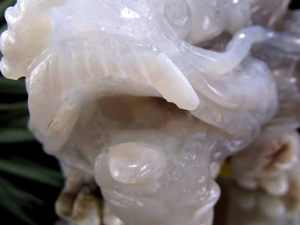 瑪瑙 メノウ めのう 龍穴アゲート トレジャー瑪瑙 龍亀 ロングイ 彫刻 置物