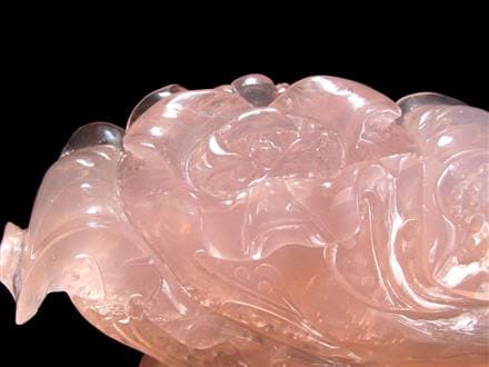 文昌筆 文昌帝君 ローズクォーツ 文昌神 彫刻 風水.学業 薔薇