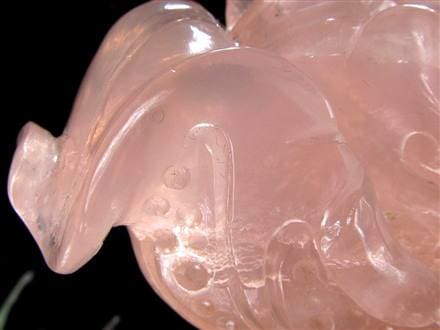 文昌筆 文昌帝君 ローズクォーツ 文昌神 彫刻 風水.学業 薔薇