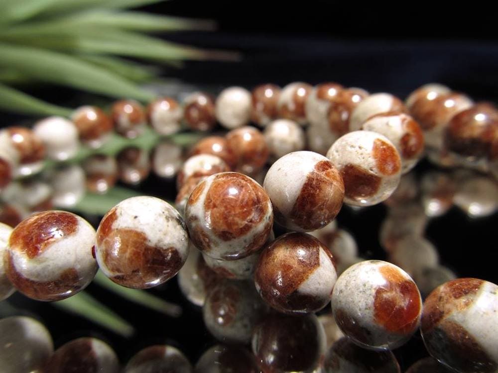 ガーネット グロッシュラー ブレスレット アプライト 半花崗岩