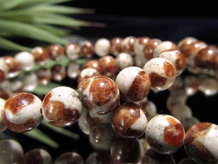 ガーネット グロッシュラー ブレスレット アプライト 半花崗岩