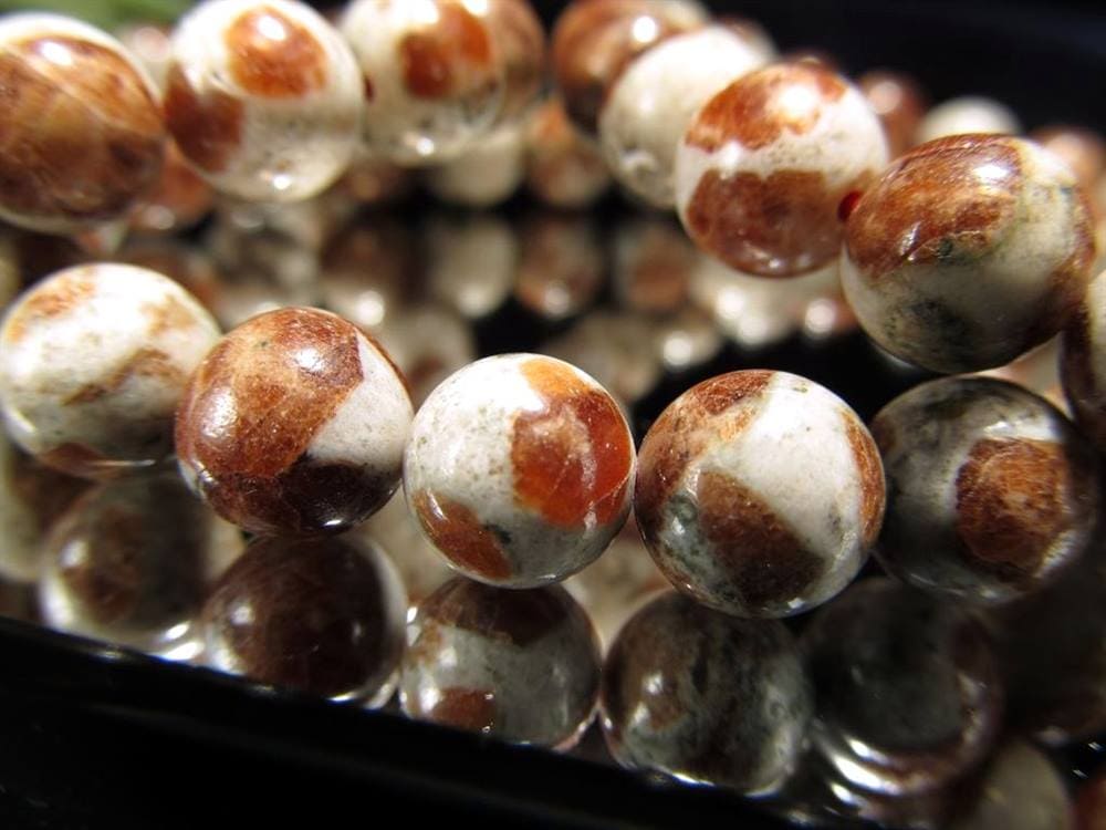 ガーネット グロッシュラー ブレスレット アプライト 半花崗岩