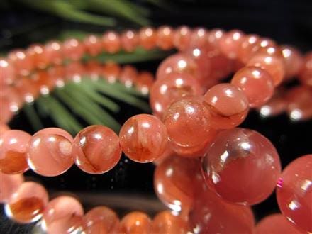 インカローズ ロードクロサイト ブレスレット 恋愛運 オレンジインカローズ