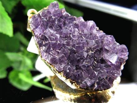 アメジスト クラスター 紫水晶 ペンダント ネックレス