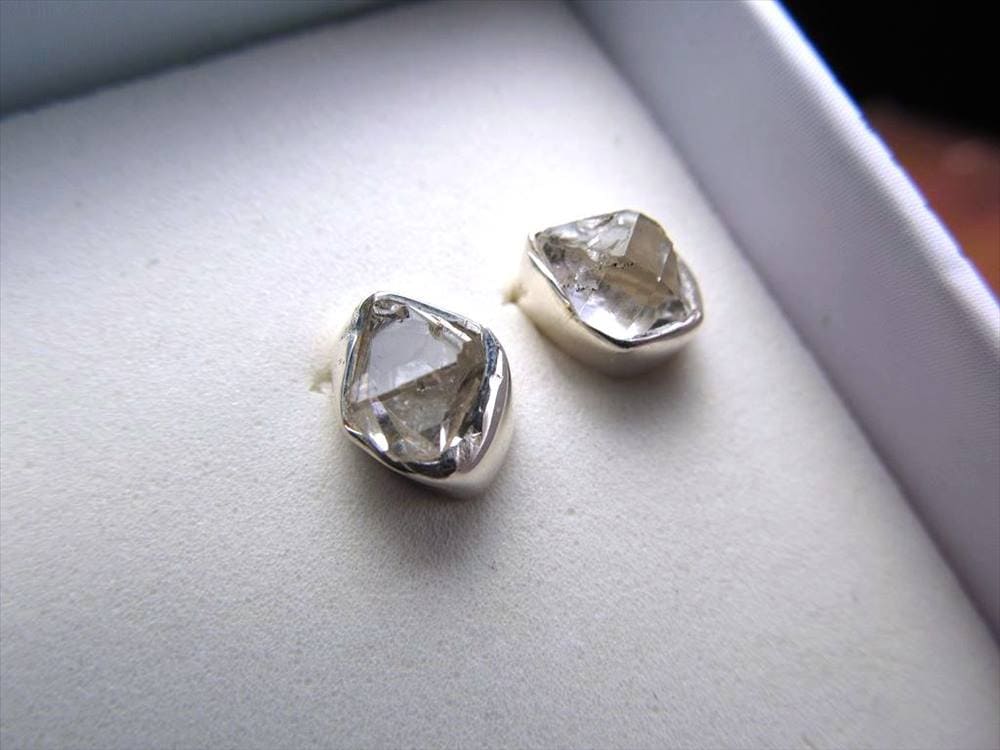 ハーキマーダイヤモンド ハーキマー水晶 ネックレス 指輪 ピアス