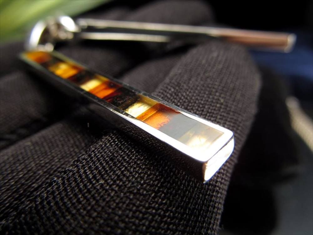 アンバー 琥珀 ペンダント ネックレス Silver925