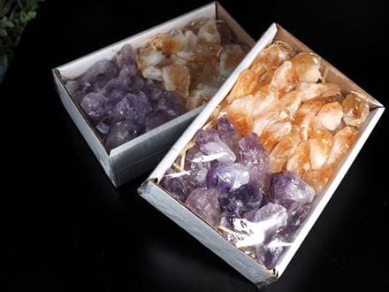 アメジスト シトリン ラフ原石 結晶 原石
