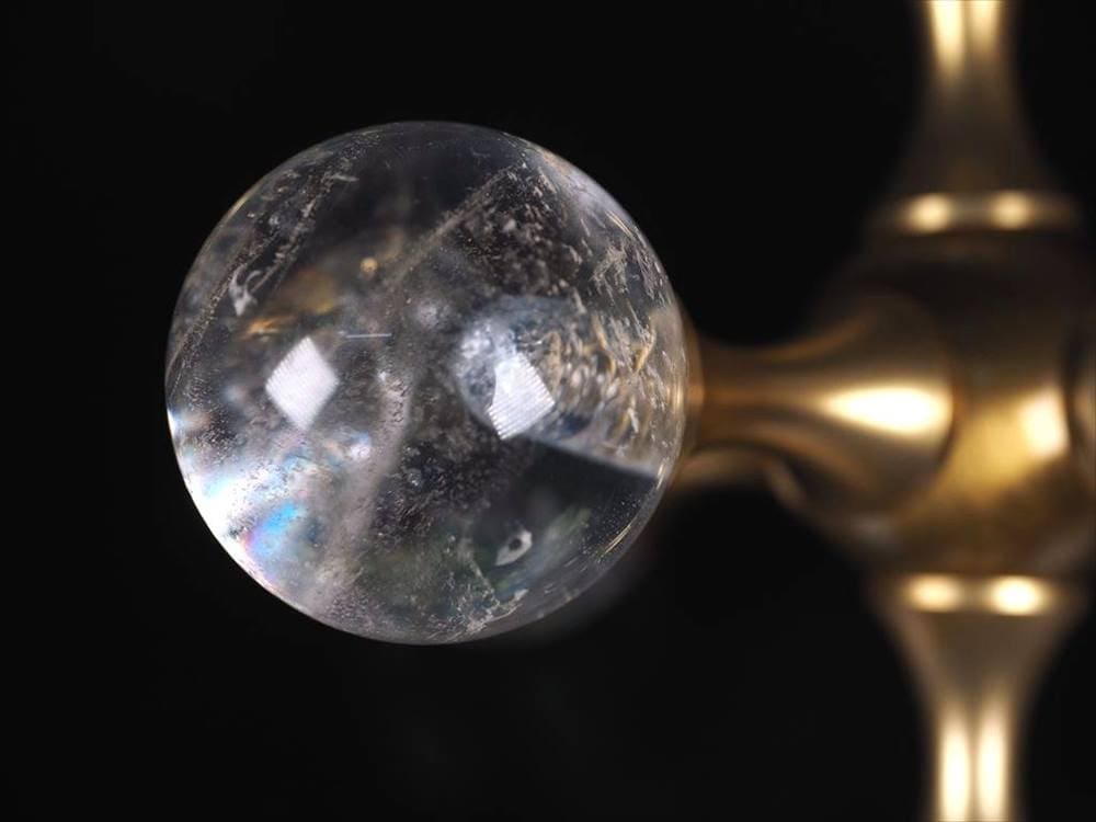置物 オブジェ 分子 丸玉 水晶