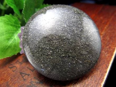 ブラックサンストーン タンブル カボション 長石 天然石