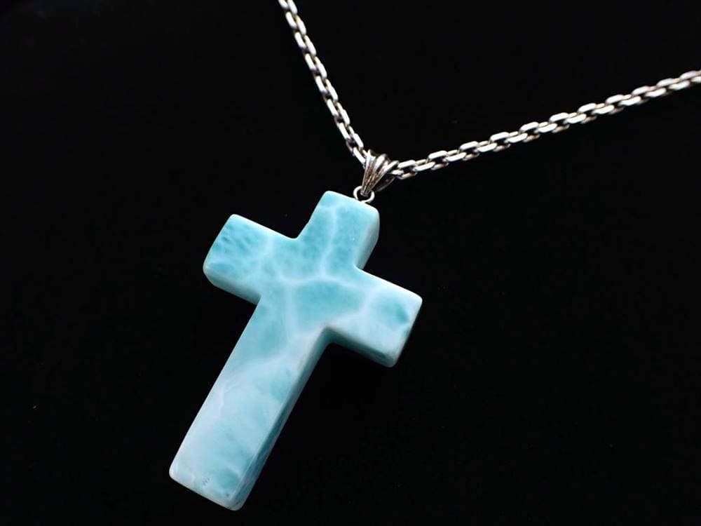 ラリマー ブルーペクトライト ペンダント ネックレス Larimar