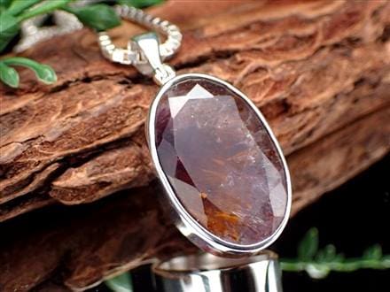 カコクセナイトインアメジスト ペンダント カコクセナイト ツーソン 誕生石