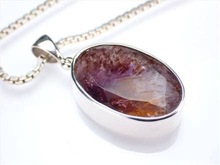 カコクセナイトインアメジスト ペンダント カコクセナイト ツーソン 誕生石