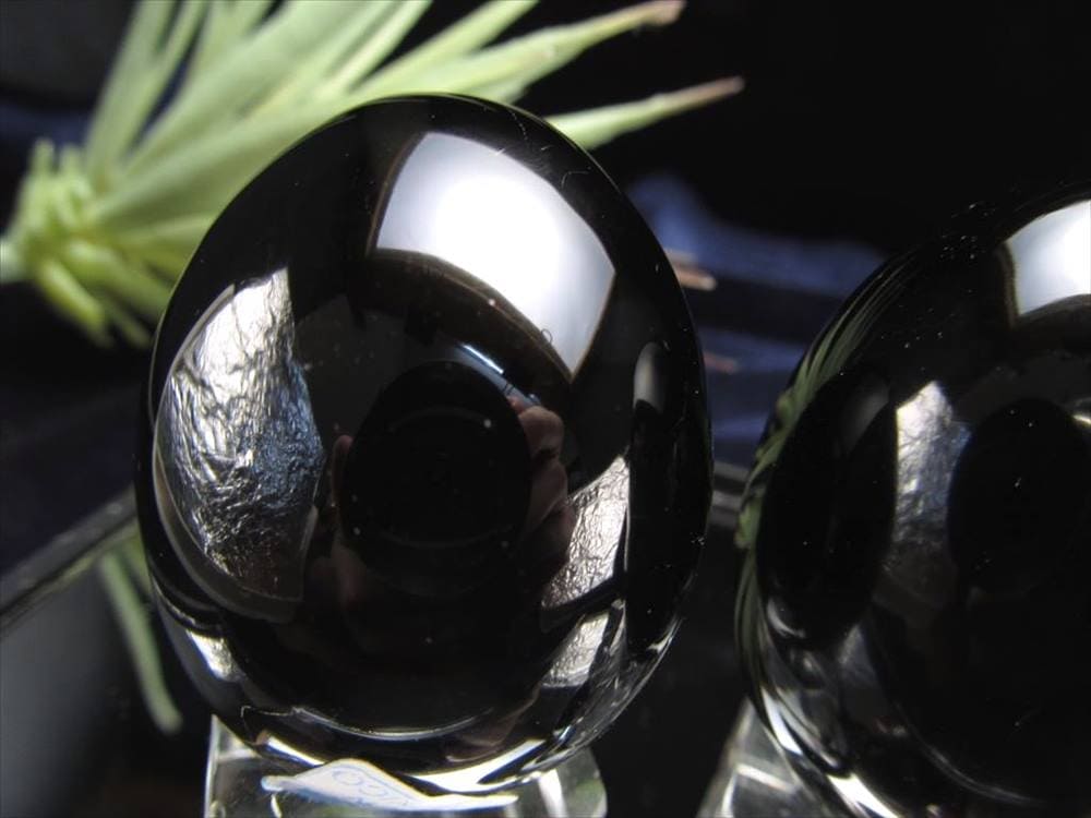 オブシディアン エッグ ゴールデンシャインオブシディアン 黒曜石 卵