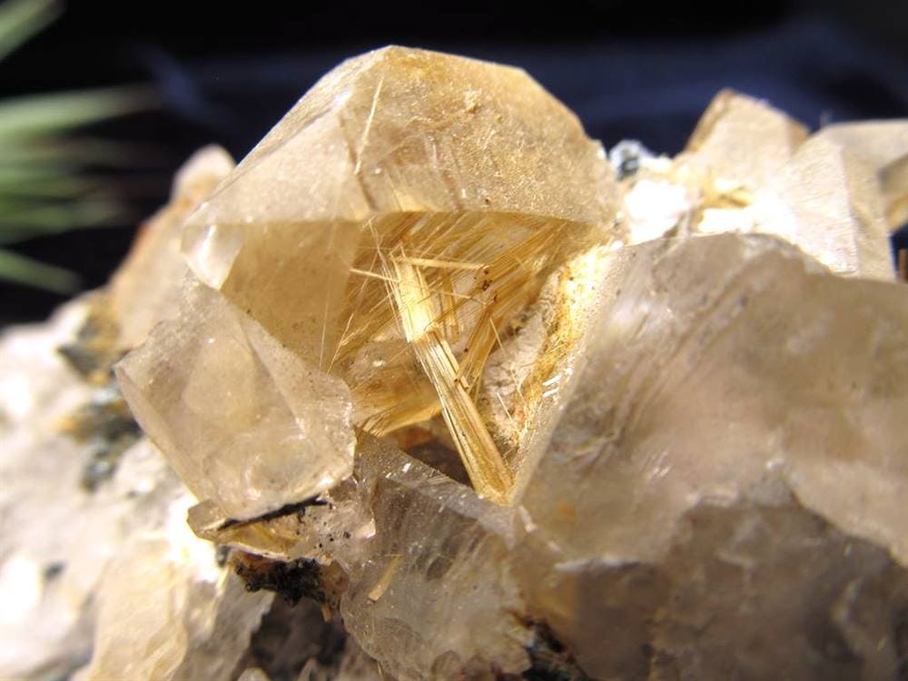 ルチル ルチル原石 金針水晶 金運 タイチン