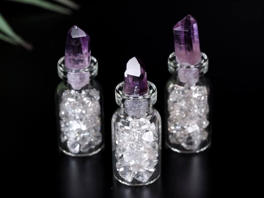 ハーキマーダイヤモンド ハーキマーダイヤモンド アメジスト 結晶 ベラクルス