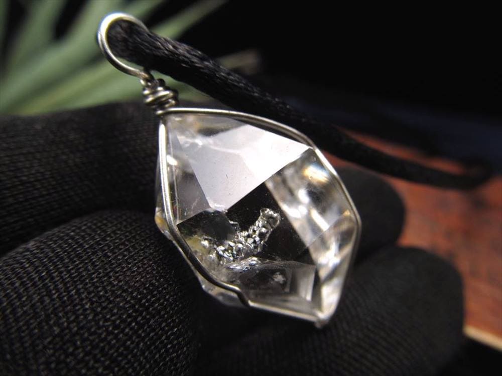 ハーキマーダイアモンド ハーキマーダイヤモンド ペンダント ネックレス 原石