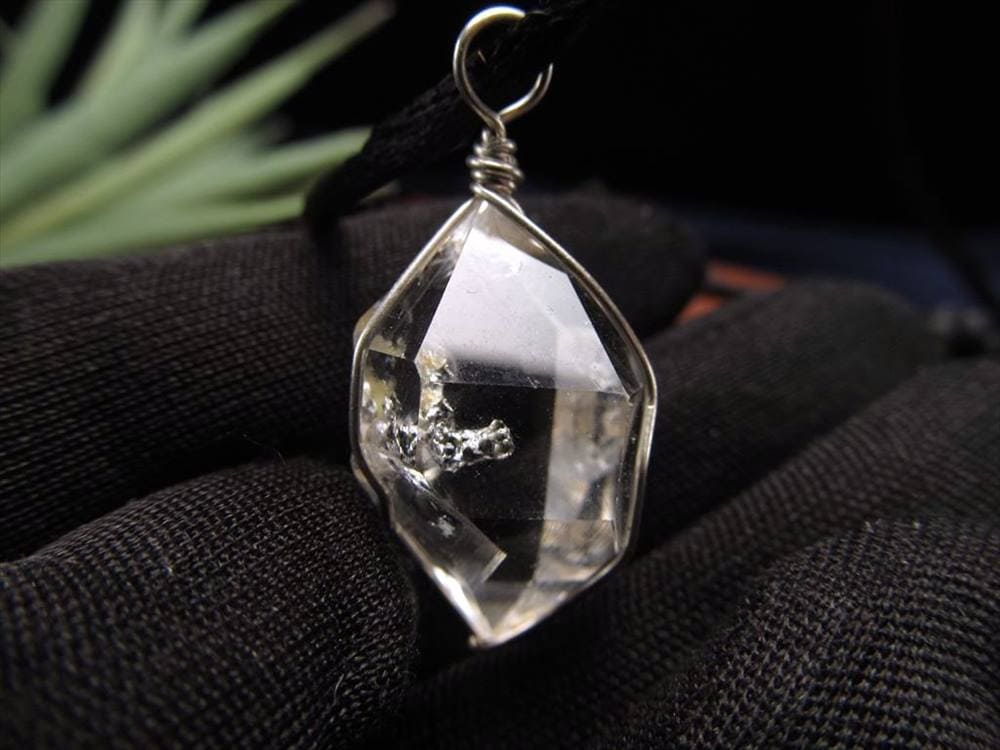 ハーキマーダイアモンド ハーキマーダイヤモンド ペンダント ネックレス 原石