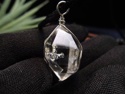 ハーキマーダイアモンド ハーキマーダイヤモンド ペンダント ネックレス 原石