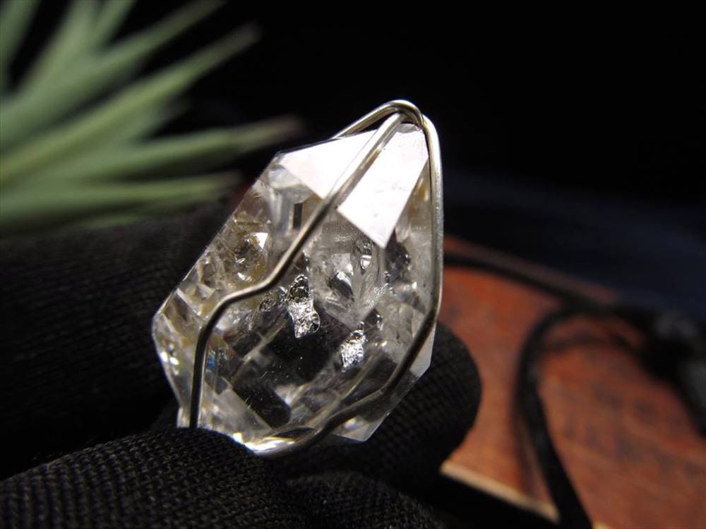 ハーキマーダイアモンド ハーキマーダイヤモンド ペンダント ネックレス 原石