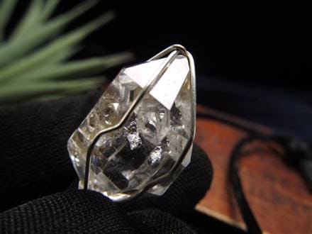 ハーキマーダイアモンド ハーキマーダイヤモンド ペンダント ネックレス 原石