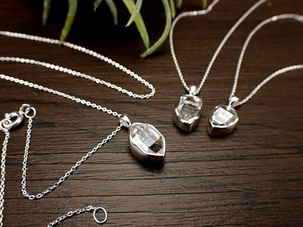 ハーキマーダイアモンド,ハーキマーダイヤモンド,ペンダント,ネックレス,水晶