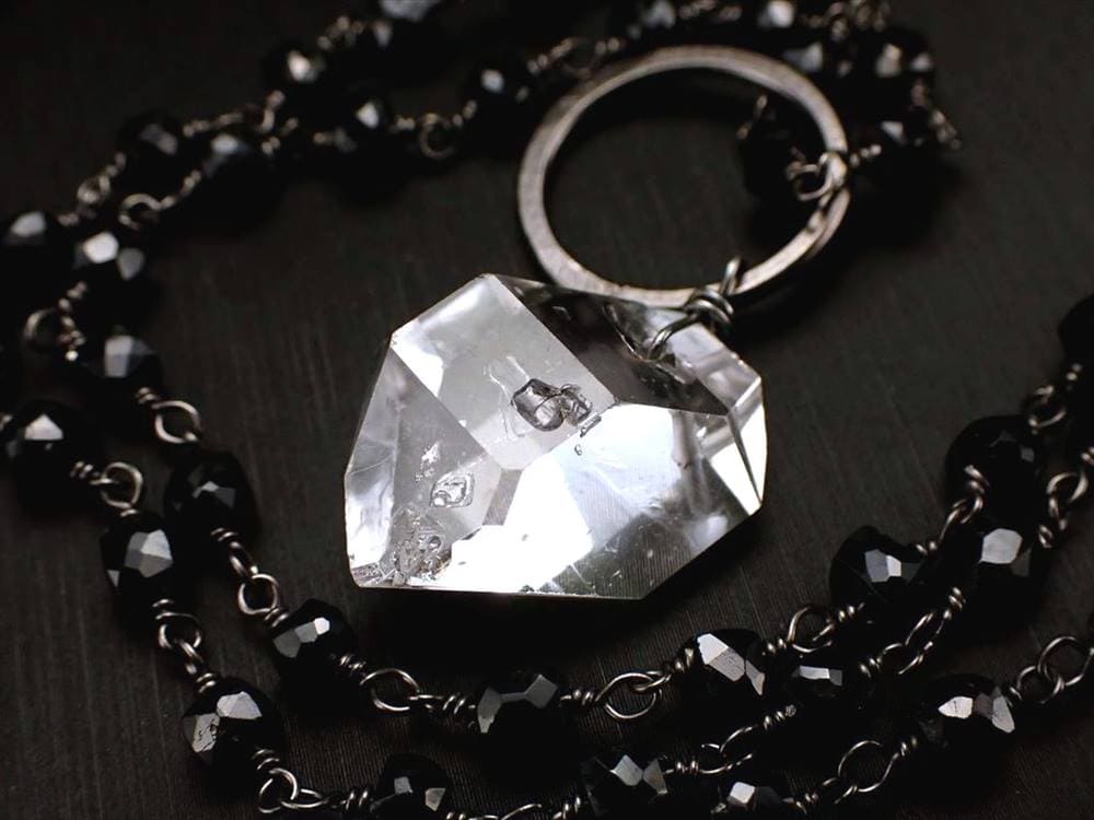 ハーキマーダイヤモンド ハーキマー水晶 ネックレス ドリームクリスタル 水晶