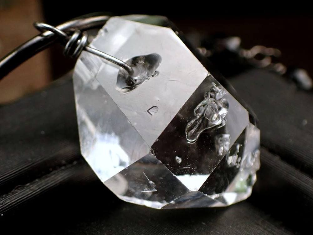 ハーキマーダイヤモンド ハーキマー水晶 ネックレス ドリームクリスタル 水晶
