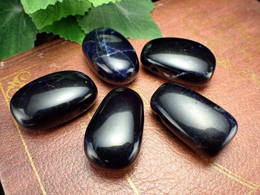 ソーダライト インペリアル タンブル ペンダント ネックレス