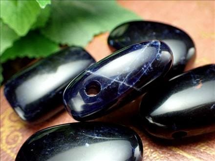 ソーダライト インペリアル タンブル ペンダント ネックレス