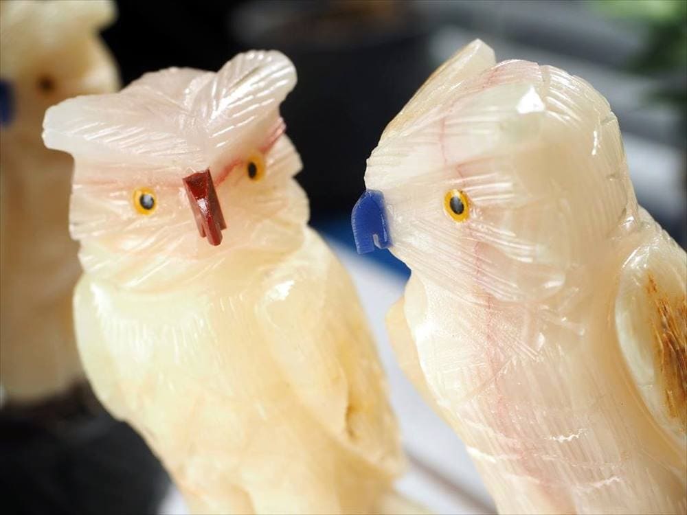 鳥 置物 オウム フクロウ イーグル 風水