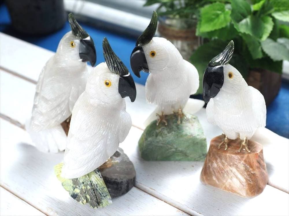 鳥 置物 オウム フクロウ イーグル 風水