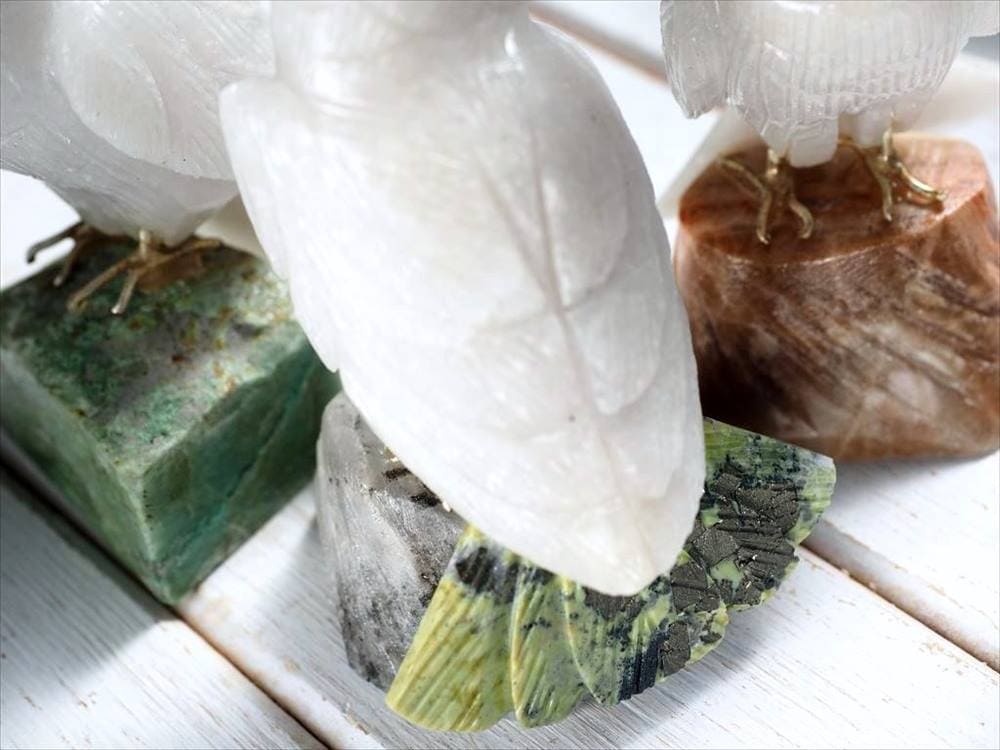 鳥 置物 オウム フクロウ イーグル 風水