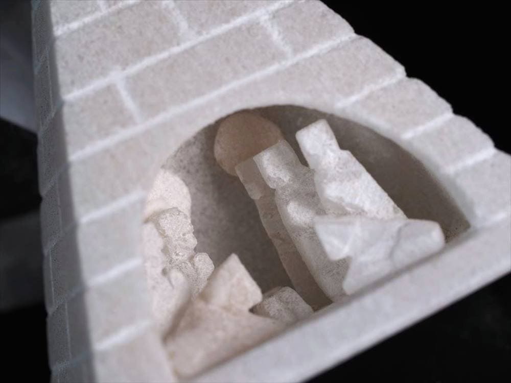 キリスト降誕彫刻,セレナイト,ジプサム,石膏,インテリア