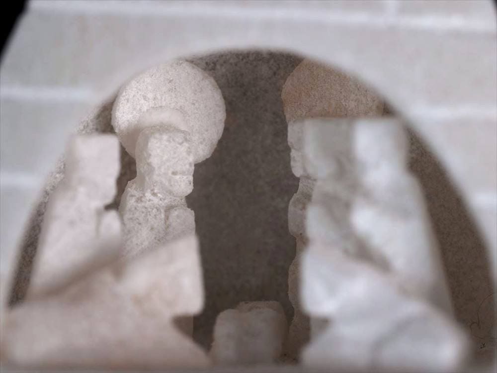キリスト降誕彫刻,セレナイト,ジプサム,石膏,インテリア
