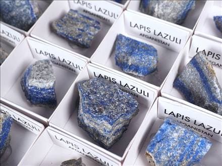 ミニチュア原石 コレクション原石 ラピスラズリ 青金石 LAPISLAZULI